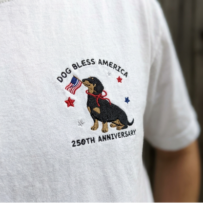 'Dog Bless America' Dachshund Tee