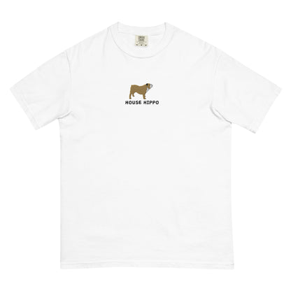 ‘House Hippo’ Embroidered Bulldog Tee