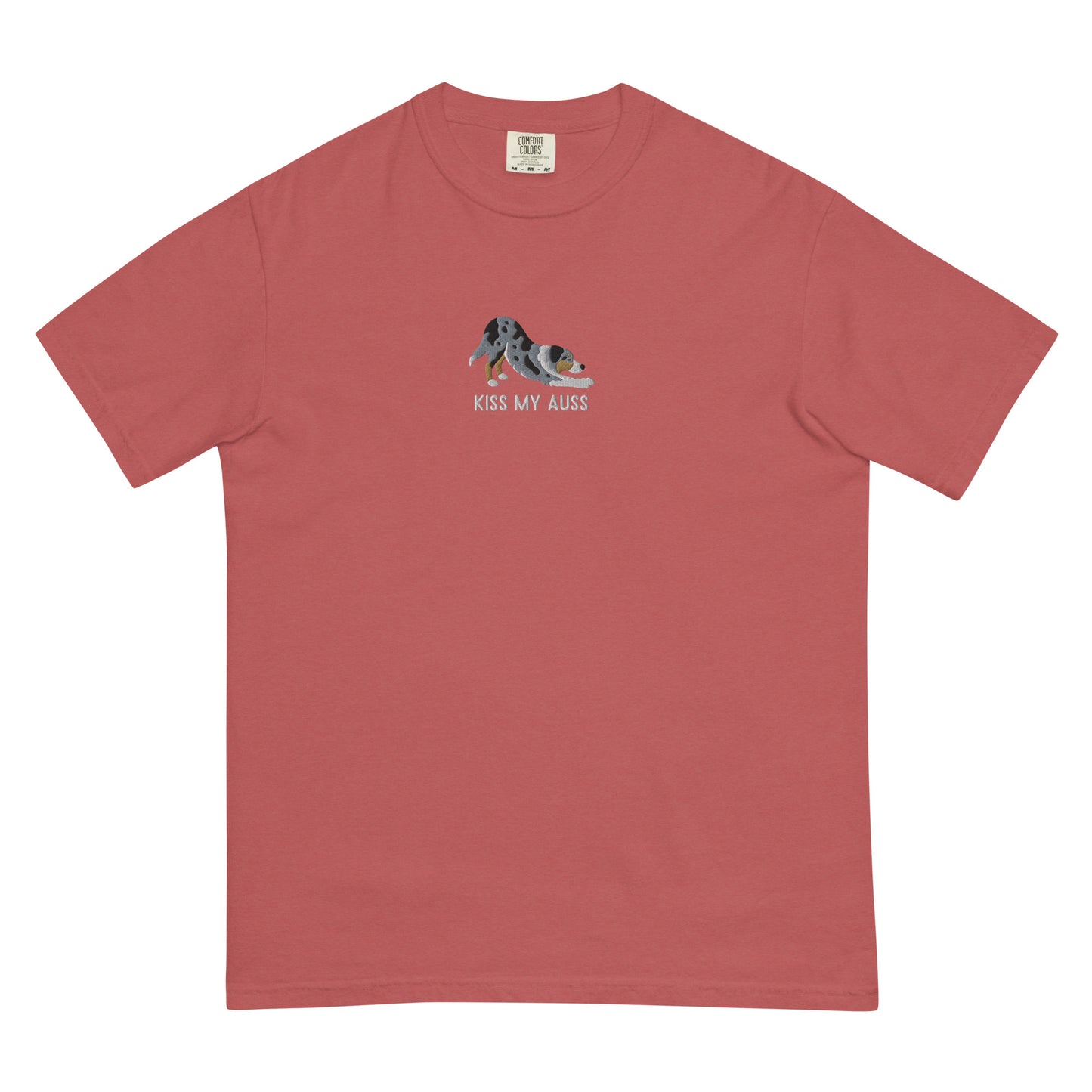 ‘Kiss My Auss’ Aussie Embroidered tee