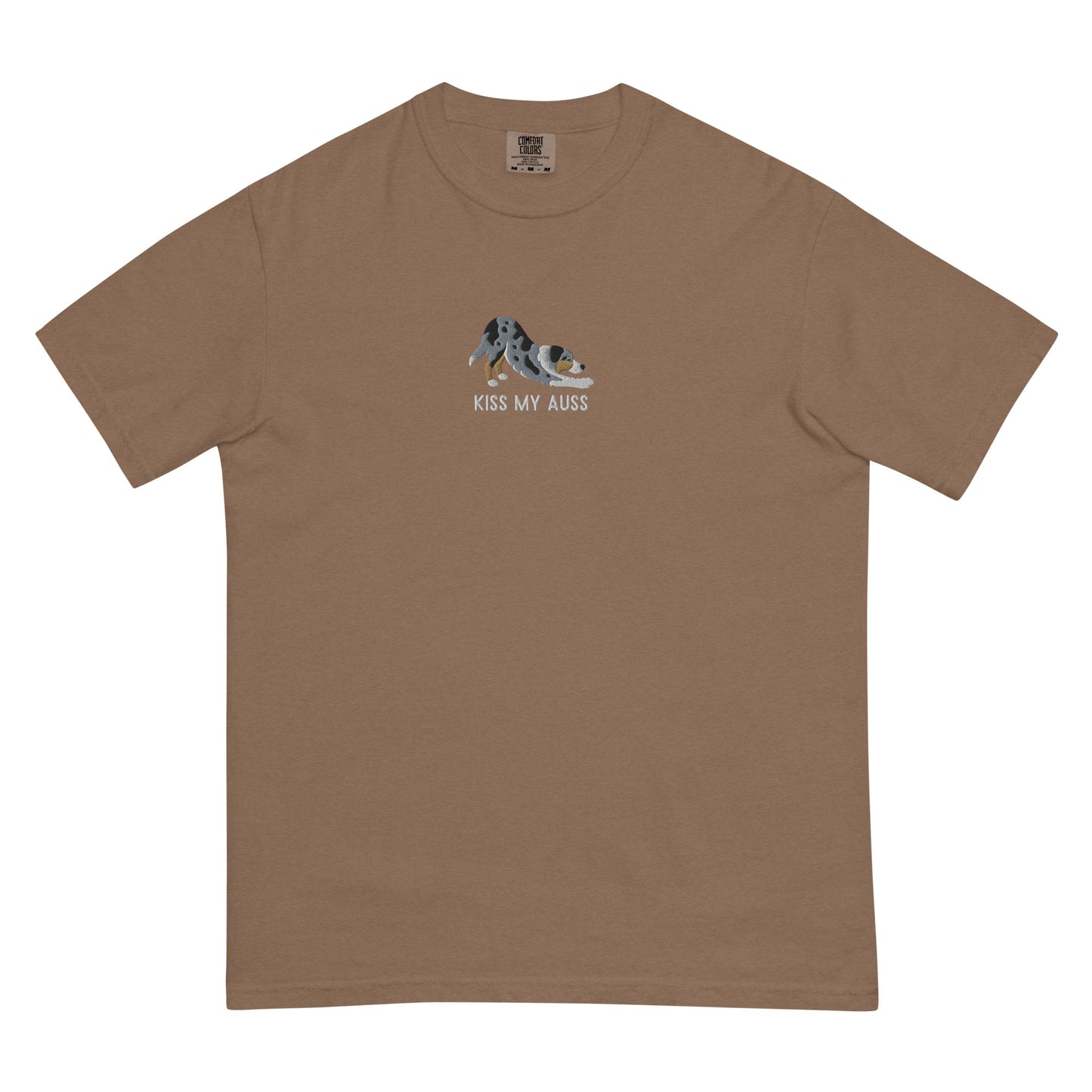 ‘Kiss My Auss’ Aussie Embroidered tee