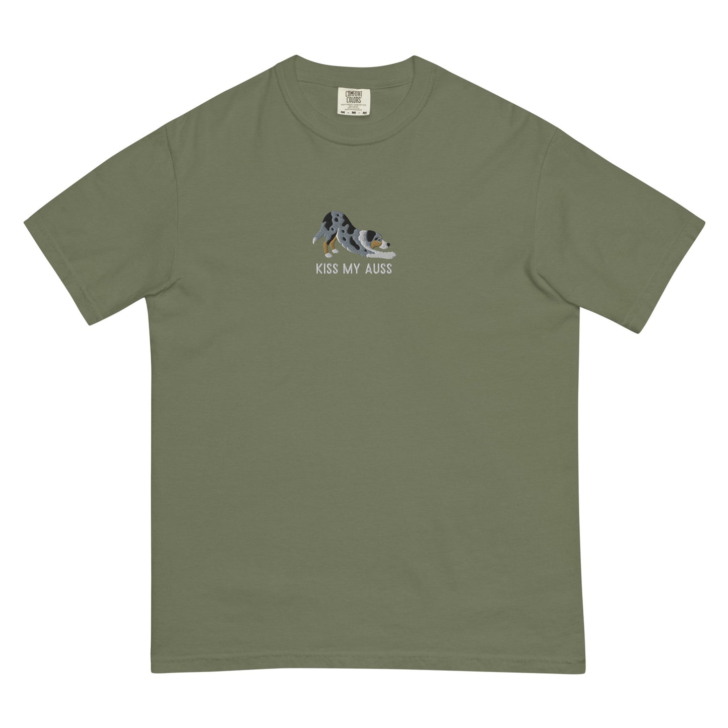 ‘Kiss My Auss’ Aussie Embroidered tee