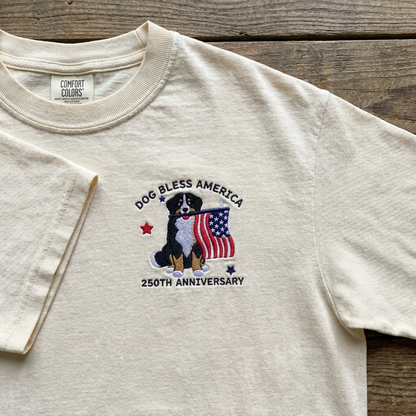 'Dog Bless America' Bernese Mountain Dog Tee