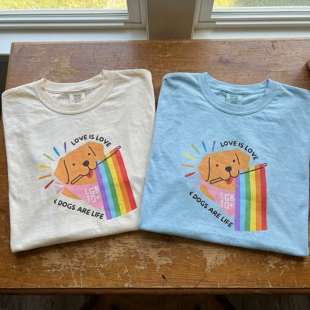 Love is Love Dog Tee