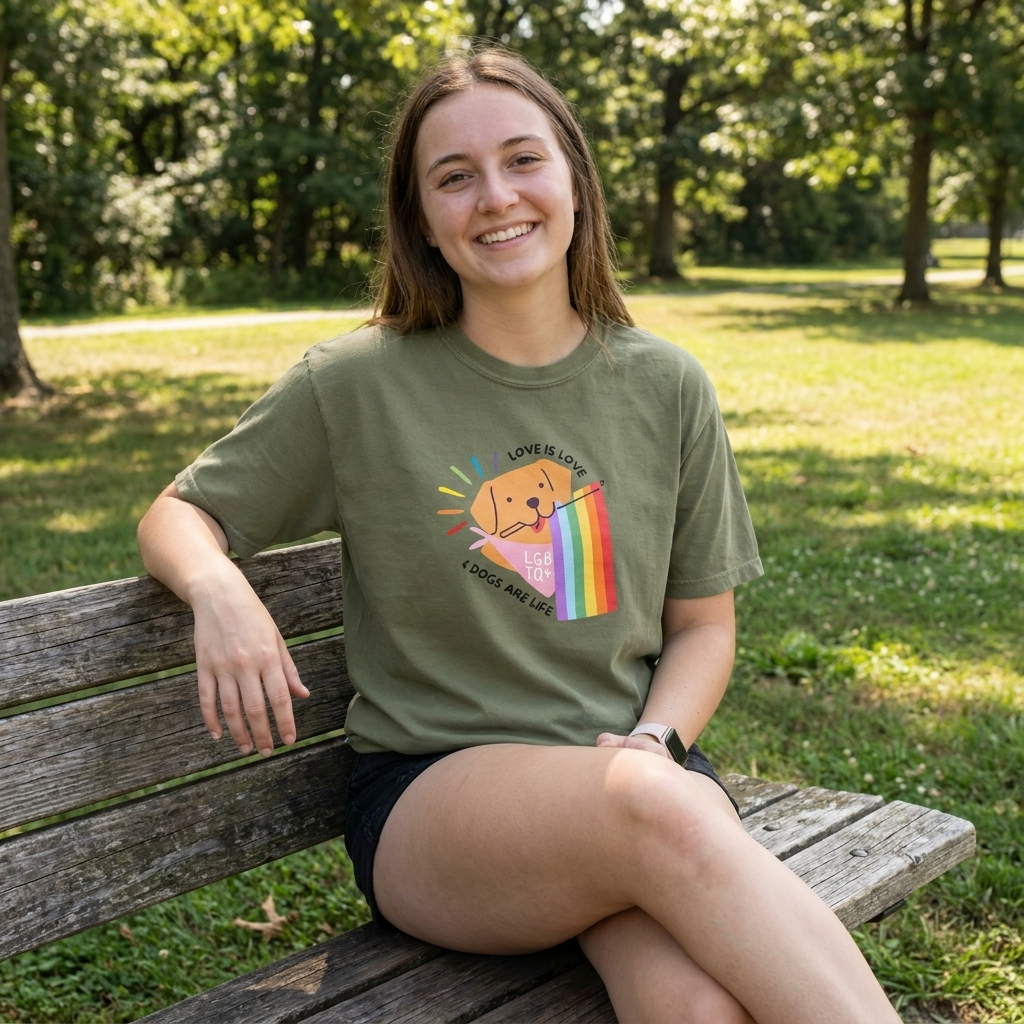Love is Love Dog Tee