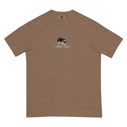 ‘I Herd That’ Border Collie Embroidered tee
